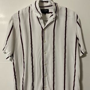 PacSun Button Down Short Sleeve Shirt L